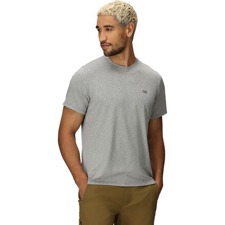 (取寄) アウトドア リサーチ メンズ アクティブアイス スペクトラム サン T-シャツ - メンズ Outdoor Research men ActiveIce Spectrum Sun T-Shirt - Men's Grey Heather｜スウィートラグ