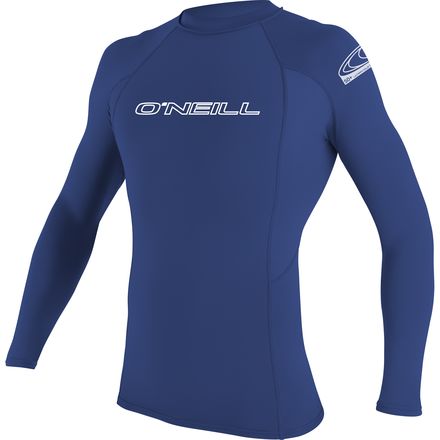 (取寄) オニール メンズ ベーシック スキンズ 50+ ロング-スローブ ラッシュガード - メンズ O'Neill men Basic Skins 50+ Long-Sleeve Rashguard - Men's Pacific Blue|スウィートラグ