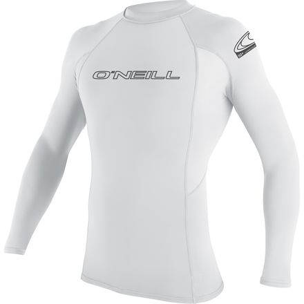 (取寄) オニール メンズ ベーシック スキンズ 50+ ロング-スローブ ラッシュガード - メンズ O'Neill men Basic Skins 50+ Long-Sleeve Rashguard - Men's White|スウィートラグ