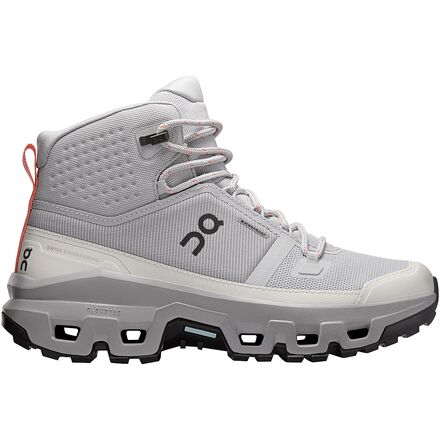(取寄) オンランニング レディース クラウドロック ミッド ウォータープルーフ ハイキング ブーツ - ウィメンズ On Running women Cloudrock Mid Waterproof Hiking Boot - Women's Glacier/Alloy｜スウィートラグ