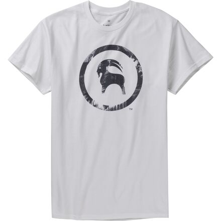 (取寄) バックカントリー ゴート T-シャツ Backcountry Goat T-Shirt White｜スウィートラグ