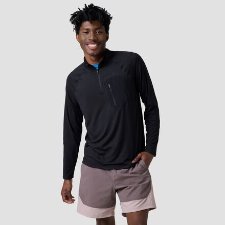 (取寄) バックカントリー メンズ ディスティネーション 1/4-ジップ トップ - メンズ Backcountry men Destination 1/4-Zip Top - Men's Black｜スウィートラグ