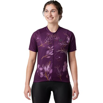 (取寄) パールイズミ レディース クラシック ジャージ - ウィメンズ PEARL iZUMi women Classic Jersey - Women's Dark Violet/Gold Wildflower｜スウィートラグ