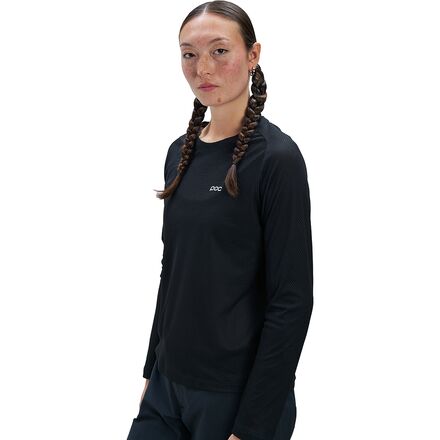 (取寄) POC レディース モーション エアー ロング-スローブ ジャージ - ウィメンズ POC women Motion Air Long-Sleeve Jersey - Women's Uranium Black|スウィートラグ