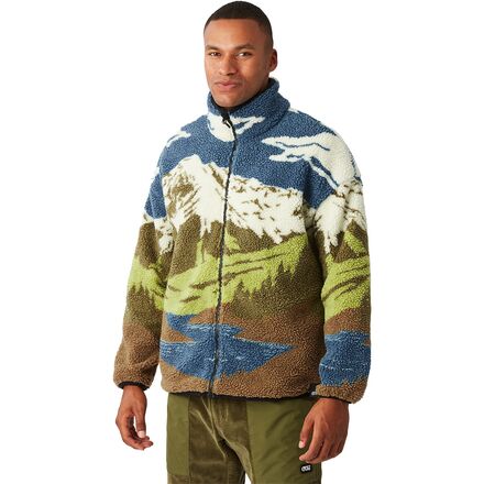 (取寄) ピクチャーオーガニック メンズ ハフダルス ジップ フリース - メンズ Picture Organic men Hafdals Zip Fleece - Men's Cloudy Landscape｜スウィートラグ