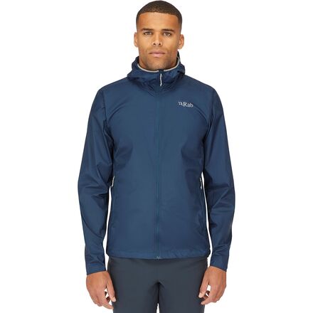 (取寄) ラブ メンズ バイタル ウインドシェル フーデット ジャケット - メンズ Rab men Vital Windshell Hooded Jacket - Men's Tempest Blue|スウィートラグ