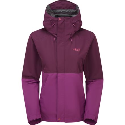 (取寄) ラブ レディース ダウンポアー ジャケット - ウィメンズ Rab women Downpour Jacket - Women's Mulberry/Plum|スウィートラグ