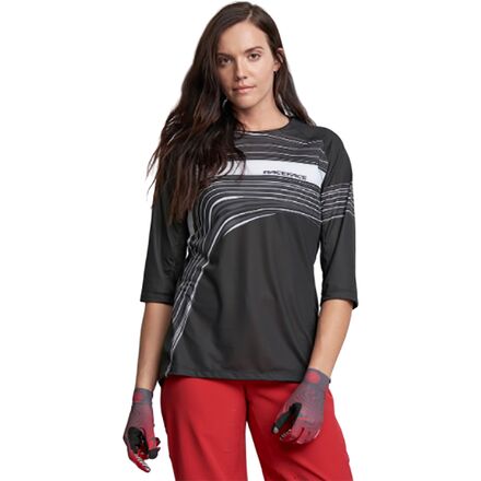 (取寄) レースフェイス レディース 3/4-スリーブ ジャージ - ウィメンズ Race Face women Khyber 3/4-Sleeve Jersey - Women's Black|スウィートラグ