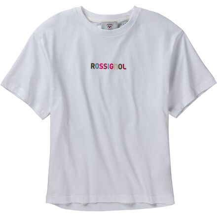 (取寄) ロシニョール レディース エンブロイダリー T-シャツ - ウィメンズ Rossignol women Embroidery T-Shirt - Women's White|スウィートラグ