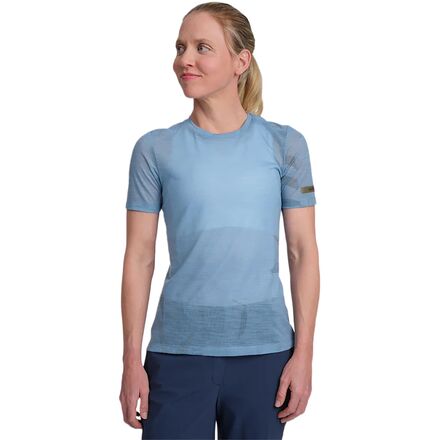 (取寄) シマノ レディース イバルブ テラ ショート スリーブ ジャージ - ウィメンズ Shimano women Evolve Terra Short Sleeve Jersey - Women's Matte Blue｜スウィートラグ 11,053円