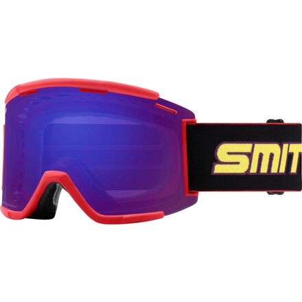 (取寄) スミス スクアッド Xl MTB クロマポップ ゴーグルズ Smith Squad XL MTB ChromaPop Goggles Archive Wild Child/ChromaPop Everyday Violet｜スウィートラグ