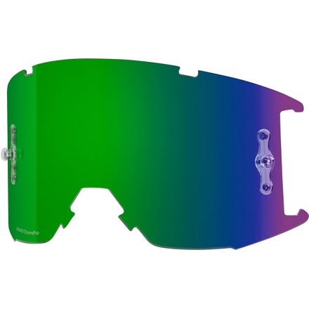 (取寄) スミス スクアッド MTB ゴーグルズ リプレイスメント レンズ Smith Squad MTB Goggles Replacement Lens Chromapop Sun Green AF｜スウィートラグ