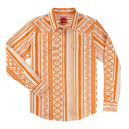 (取寄) X ザ ワイアット パール スナップ シャツ Sendero Provisions Co. x Whataburger The Wyatt Pearl Snap Shirt Whataburger Stripe｜スウィートラグ