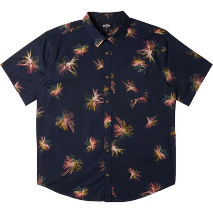 (取寄) ビラボン メンズ サンデーズ ミニ ショートスリーブ シャツ - メンズ Billabong men Sundays Mini Short-Sleeve Shirt - Men's Dusty Navy｜スウィートラグ