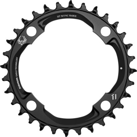 (取寄) スラム X-シンク 2 イーグル 12-スピード チェーンリング SRAM X-Sync 2 Eagle 12-Speed Chainring Black, 104 BCD｜スウィートラグ 21,194円