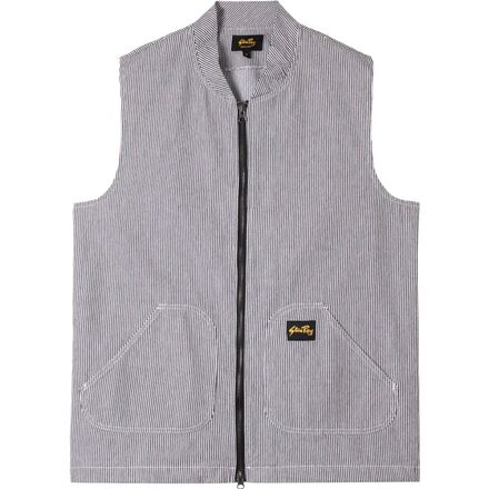 (取寄) メンズ ワーク ベスト - メンズ Stan Ray men Work Vest - Men's Aged Hickory Stripe｜スウィートラグ