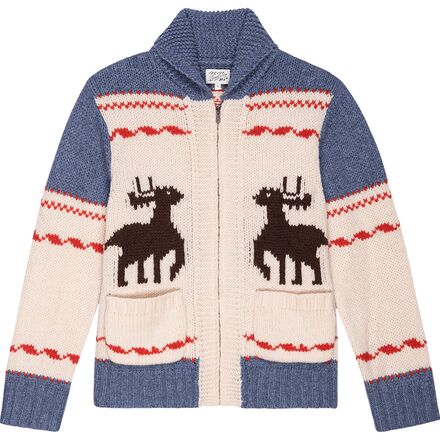 (取寄) グレートアウトドア レディース ザ ショール カラー フル ジップ セーター - ウィメンズ The Great Outdoors women The Shawl Collar Full Zip Sweater - Women's Moose Track Fair Isle｜スウィートラグ