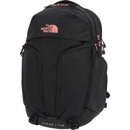 (取寄) ノースフェイス レディース サージ ラグゼ パック - ウィメンズ The North Face women Surge Luxe Pack - Women's TNF Black/Burnt Coral Metallic-NPF｜スウィートラグ