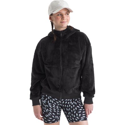 (取寄) ノースフェイス ガールズ オシト フル-ジップ ブーディ - ガールズ The North Face girls Osito Full-Zip Hoodie - Girls' TNF Black|スウィートラグ