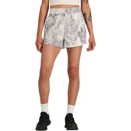 (取寄) ノースフェイス レディース クラス V パスファインダー プル-オン 3インチ ショート - ウィメンズ The North Face women Class V Pathfinder Pull-On 3in Short - Women's Moonstone Grey Oval Intention Print|スウィートラグ