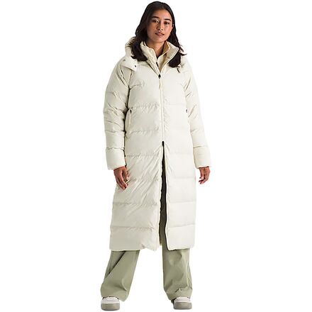 (取寄) ノースフェイス レディース ハイドレナライト シティ ロング ダウン フーデット パーカー - ウィメンズ The North Face women Hydrenalite City Long Down Hooded Parka - Women's White Dune|スウィートラグ
