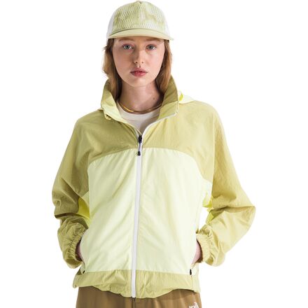 (取寄) ノースフェイス レディース TNF EG ユーティリティ ウィンド ジャケット - ウィメンズ The North Face women TNF EG Utility Wind Jacket - Women's Lemon Mist/Pear｜スウィートラグ