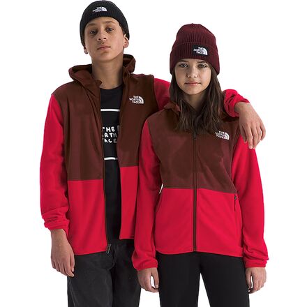 (取寄) ノースフェイス キッズ グレイシャー フル-ジップ ブーディ - キッズ The North Face kids Glacier Full-Zip Hoodie - Kids' TNF Red/Sumac｜スウィートラグ