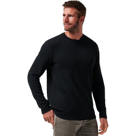 (取寄) トラヴィスマシュー メンズ クラウド ワッフル クルー - メンズ TravisMathew men Cloud Waffle Crew - Men's Black｜スウィートラグ