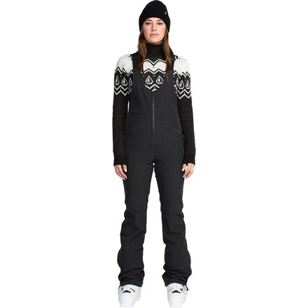 (取寄) ボルコム レディース バトル ストレッチ ビブ パンツ - ウィメンズ Volcom women Battle Stretch Bib Pant - Women's Black｜スウィートラグ