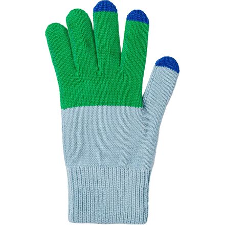 (取寄) ヴァーループ カラーブロック ニット タッチスクリーン グローブ Verloop Colorblock Knit Touchscreen Glove Kelly Stone Blue｜スウィートラグ