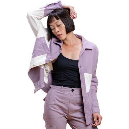 (取寄) ワンダリー レディース アリーヴァ ボタン アップ シャツ - ウィメンズ Wondery women Arriva Button Up Shirt - Women's Frosty Lilac｜スウィートラグ