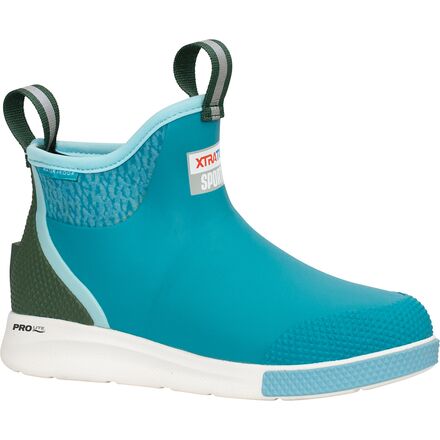 (取寄) エクストラタフ レディース アンクル 6インチ スポーツ デック ブーツ - ウィメンズ Xtratuf women Ankle 6in Sport Deck Boot - Women's Teal｜スウィートラグ