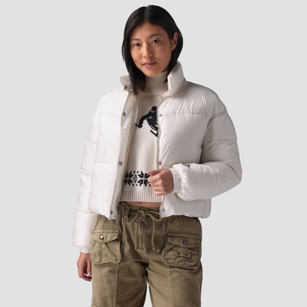 (取寄) ベイスンアンドレンジ レディース ブランディ ボクシー パファー ジャケット - ウィメンズ Basin and Range women Brandy Boxy Puffer Jacket - Women's Pearl｜スウィートラグ