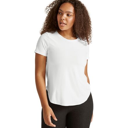 (取寄) ビヨンドヨガ レディース オン ザ ダウン ロウ T-シャツ - ウィメンズ Beyond Yoga women On The Down Low T-Shirt - Women's Cloud White|スウィートラグ