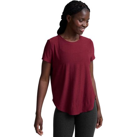 (取寄) ビヨンドヨガ レディース オン ザ ダウン ロウ T-シャツ - ウィメンズ Beyond Yoga women On The Down Low T-Shirt - Women's Ruby Rush Heather|スウィートラグ
