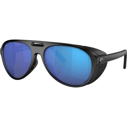 (取寄) コスタ グランド カタリナ ポーラライズド サングラス Costa Grand Catalina Polarized Sunglasses Mate Black/Blue Mirror 580G｜スウィートラグ