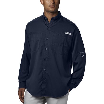 (取寄) コロンビア メンズ タミアミ リ ロング-スローブ シャツ - メンズ Columbia men Tamiami II Long-Sleeve Shirt - Men's Collegiate Navy｜スウィートラグ