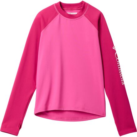 (取寄) コロンビア キッズ サンディー ショアーズ ロング-スローブ サンガード - キッズ Columbia kids Sandy Shores Long-Sleeve Sunguard - Kids' Pink Ice/Guava Pink｜スウィートラグ