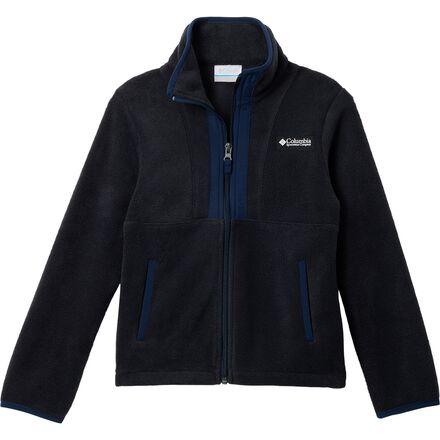 (取寄) コロンビア キッズ バック ボウル リ フル-ジップ フリース ジャケット - キッズ Columbia kids Back Bowl II Full-Zip Fleece Jacket - Kids' Black/Collegiate Navy|スウィートラグ