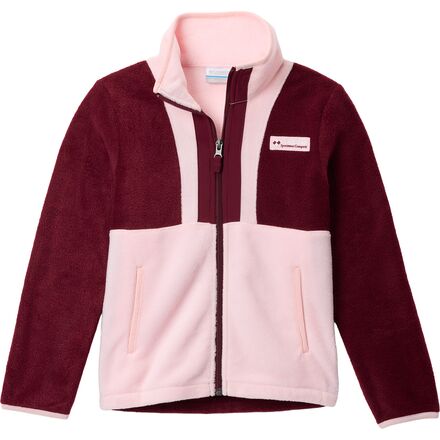 (取寄) コロンビア キッズ バック ボウル リ フル-ジップ フリース ジャケット - キッズ Columbia kids Back Bowl II Full-Zip Fleece Jacket - Kids' Rich Wine/Satin Pink|スウィートラグ