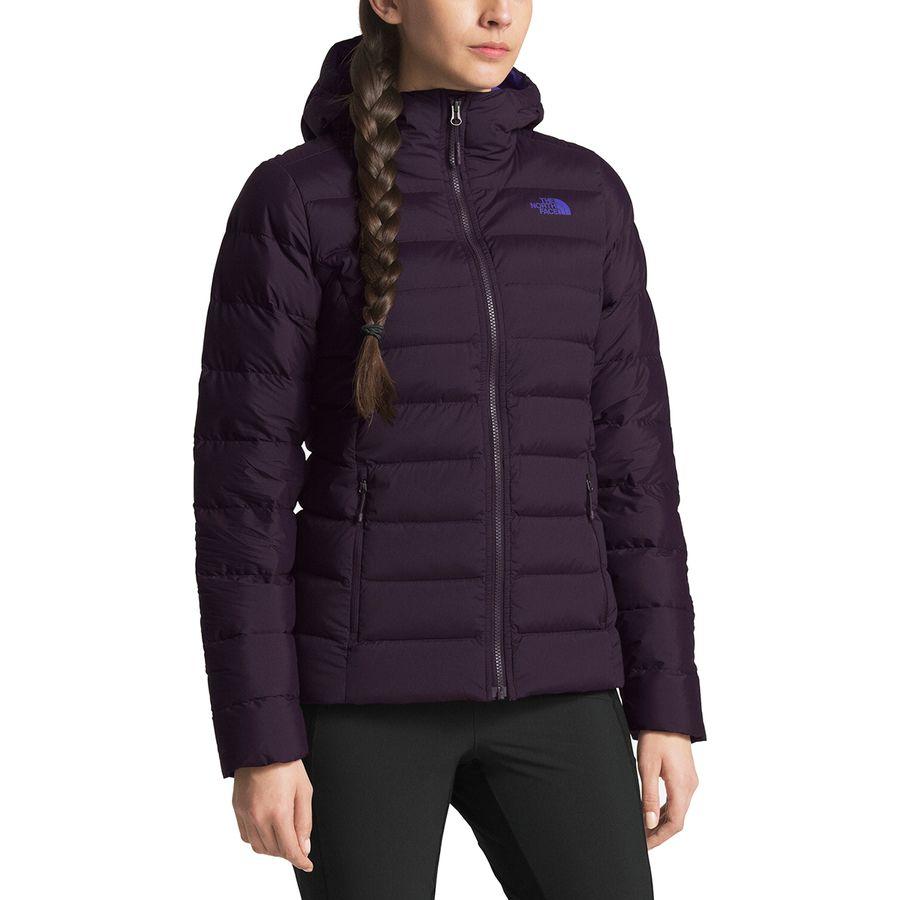 the north face stretch down hooded jacket