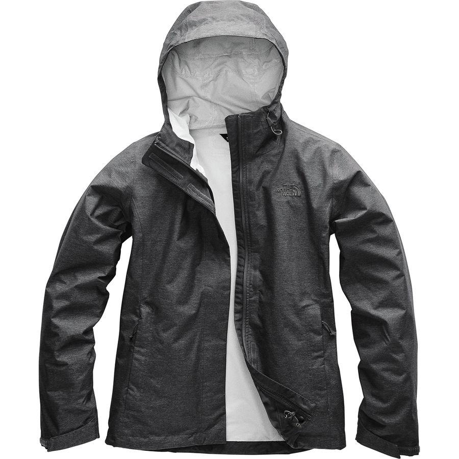 dark grey north face jacket