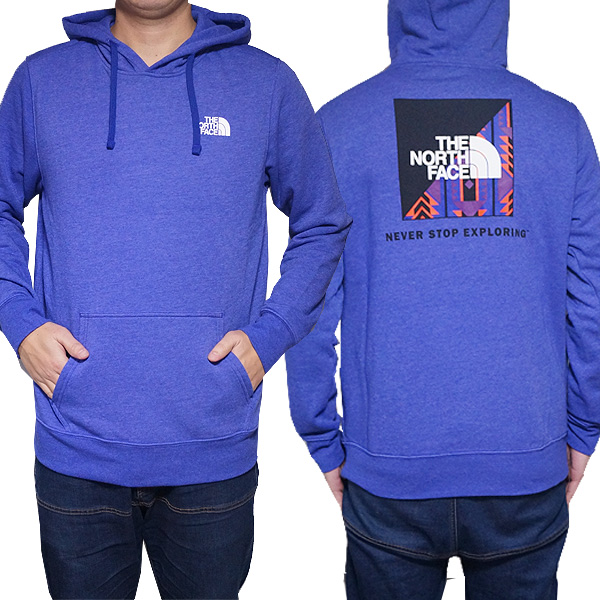 blue aztec hoodie