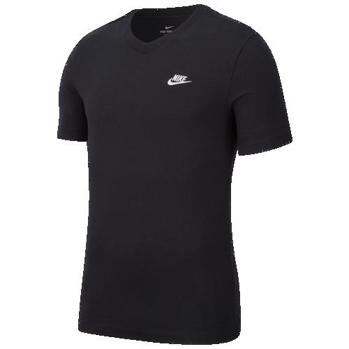 nike black v neck t shirt