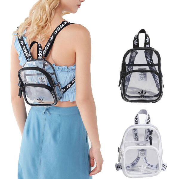 clear mini adidas backpack
