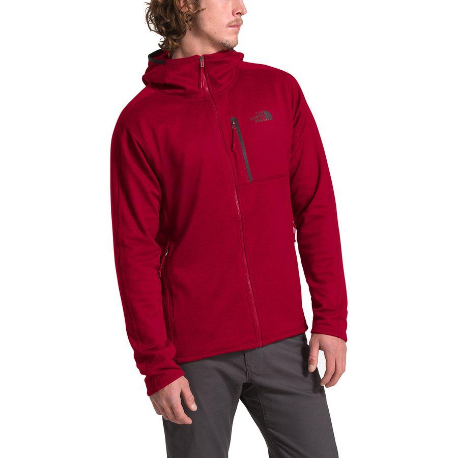 the north face canyonlands hooded fleece jacket