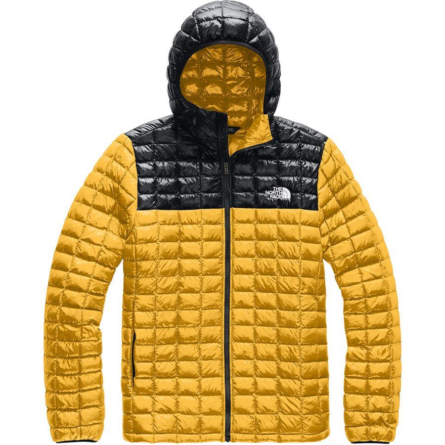 yellow north face hoodie
