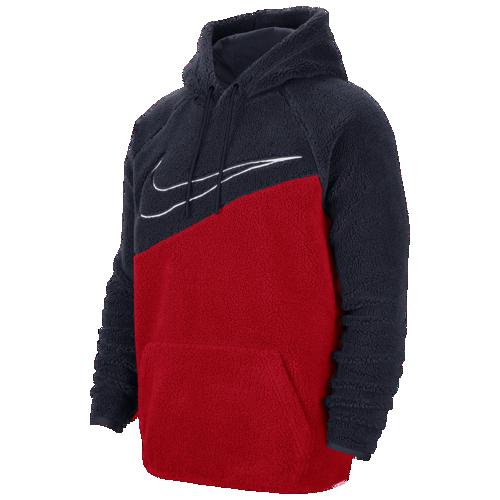 大特価 パーカー メンズ 取寄 ナイキ パーカー White Red University Obsidian Hoodie Pullover Swoosh Men S Nike フーディ プルオーバー スウッシュ Eastgategroup Ge