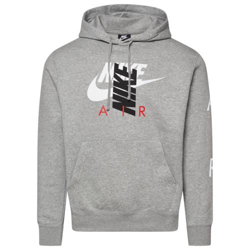 nike hoodie black red