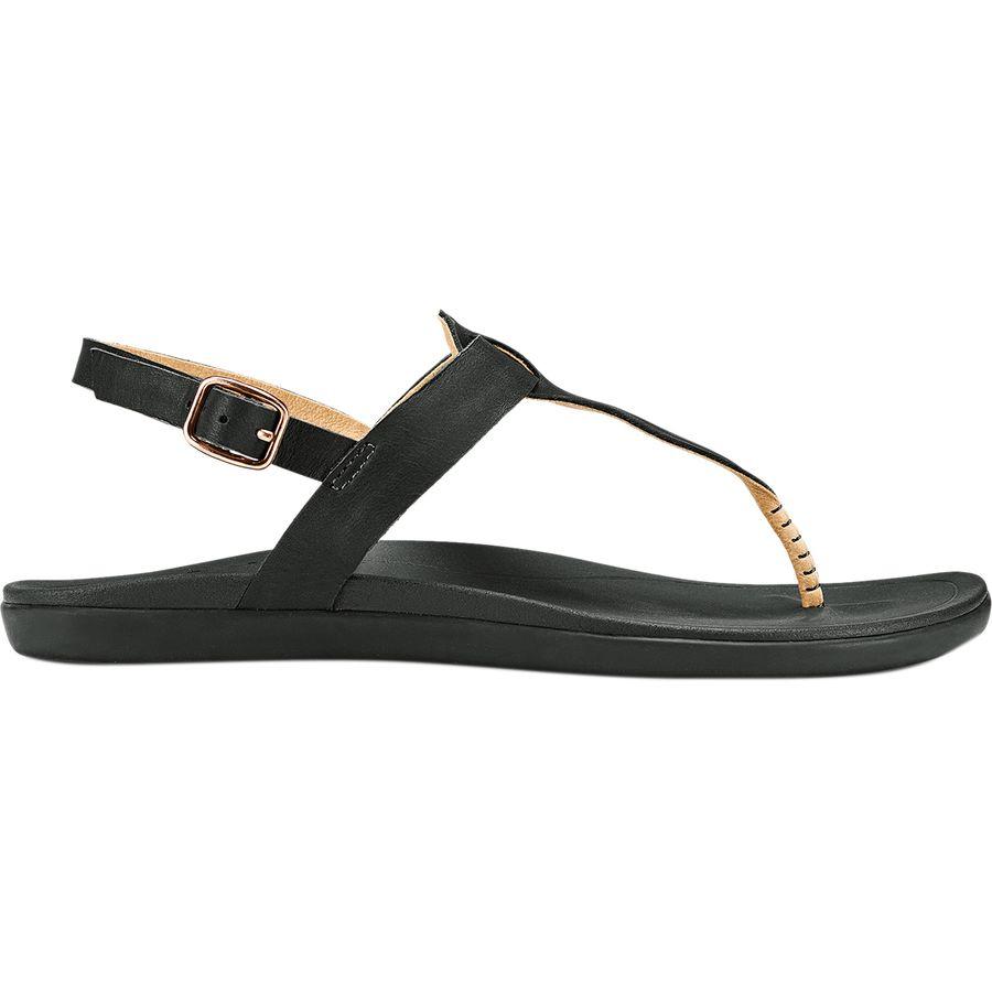 激安の新しく着きの サンダル Ekekeu Sandal レディース サンダル Black Black スウィートラグ Olukai 大きいサイズ ファッション Olukai Ekekeu クロッグ ビーチサンダル アウトドア Ekekeu レディース Women Sandal 取寄 オルカイ スポーツサンダル